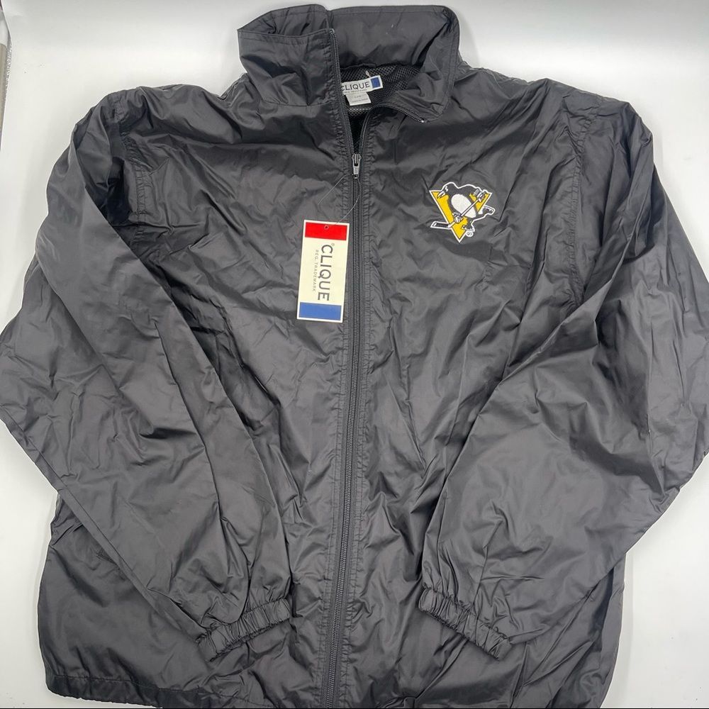 Pittsburgh Penguin Black Windbreaker
